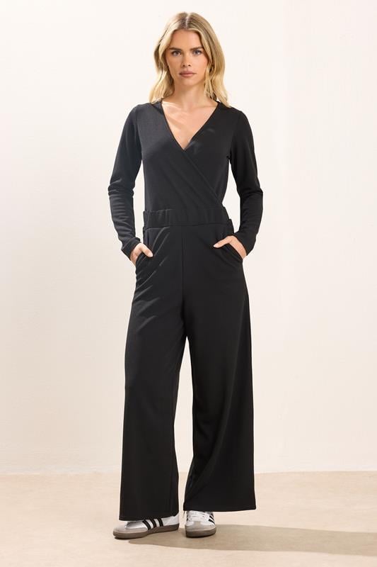 PixieGirl Petite Women's Black Wide Leg Jumpsuit | PixieGirl 1
