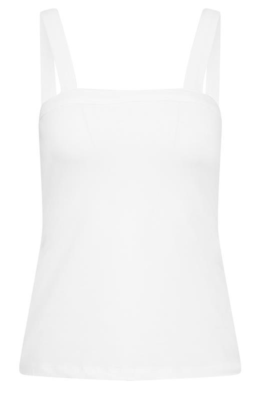 PixieGirl Petite Women's White Square Neck Vest Top | PixieGirl 5