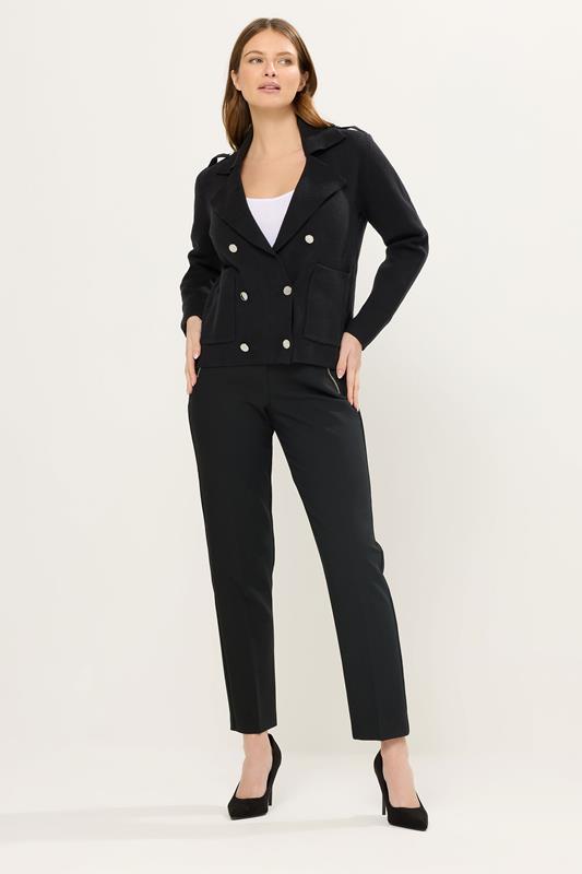 STAR Black Military Button Cardigan | StarByJM 3