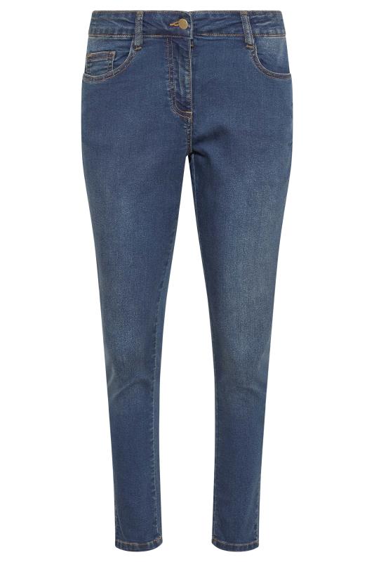 Petite Indigo Blue Skinny Stretch AVA Jeans | PixieGirl