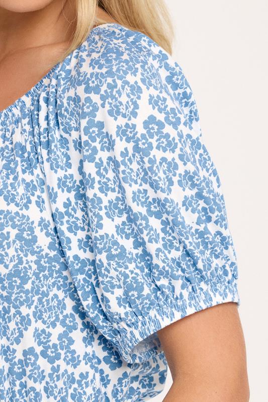 M&Co Blue Mixed Print Maxi Dress | M&Co 4