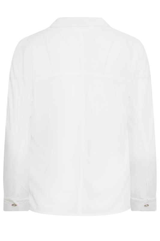 PixieGirl White Long Sleeve Shirt | PixieGirl  7