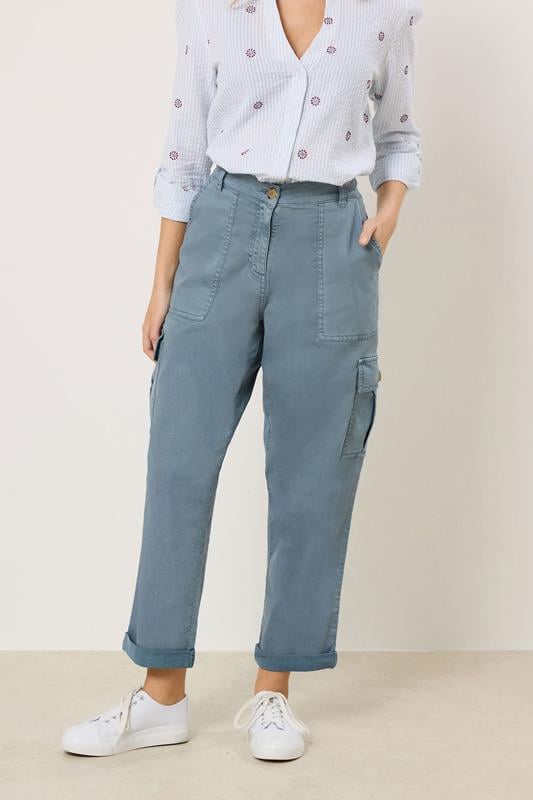  M&Co Blue Cargo Trousers