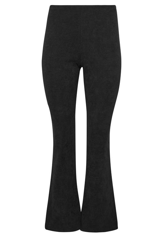 M&Co Petite Black Cord Flare Trousers | M&Co  5