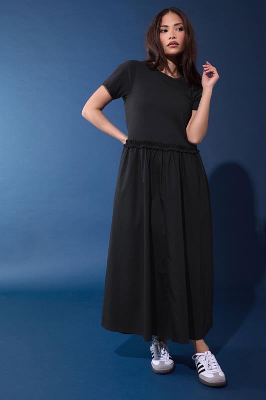 cotton midi dress petite Embroidered Cotton Midi Dress