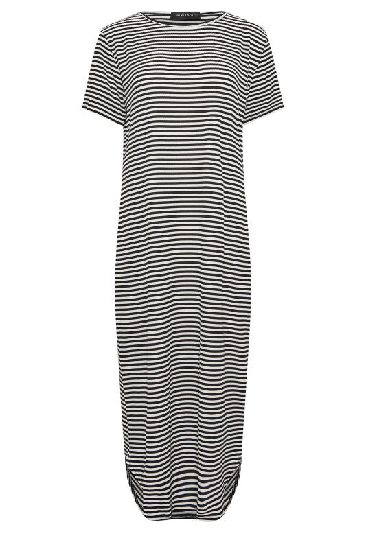 PixieGirl Black Stripe Midaxi Dress | PixieGirl 5