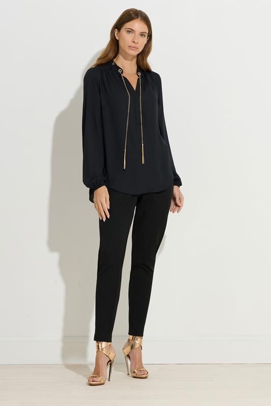 STAR Black Chain Detail Blouse | StarByJM 4
