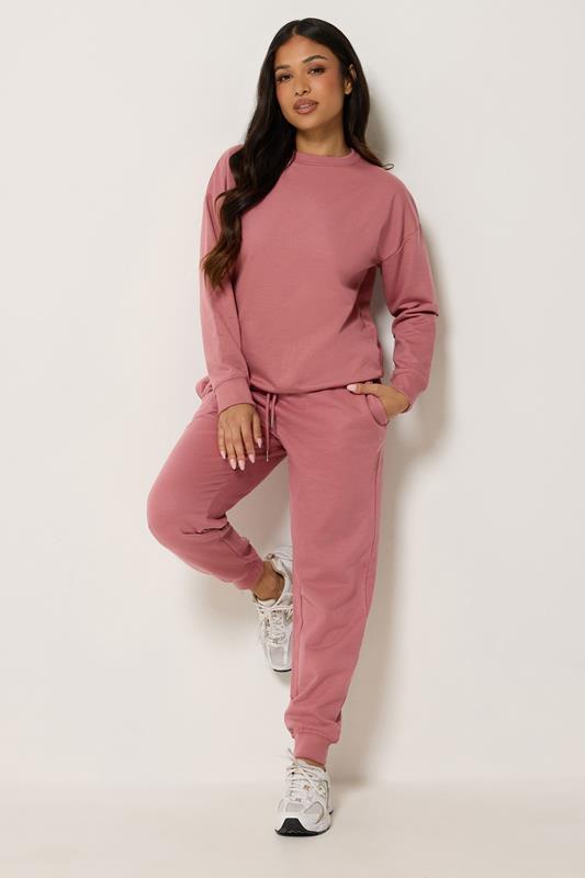  PixieGirl Petite Dark Pink Cuffed Joggers