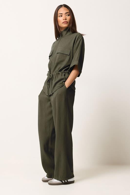  PixieGirl Petite Green Wide Leg Trousers