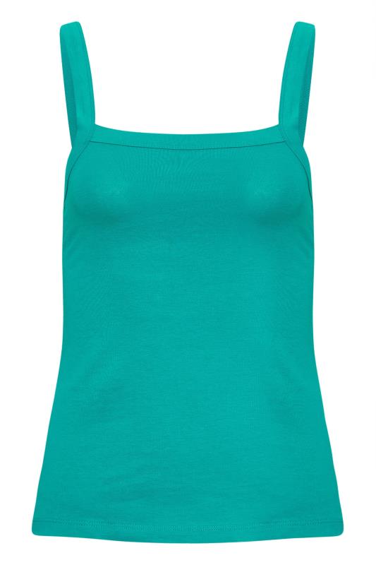 PixieGirl 2 PACK Petite Women's Green & White Square Neck Vest Tops | PixieGirl 8