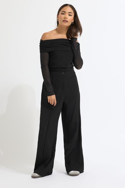 PixieGirl Petite Women's Black Pocket Formal Trousers | PixieGirl 1