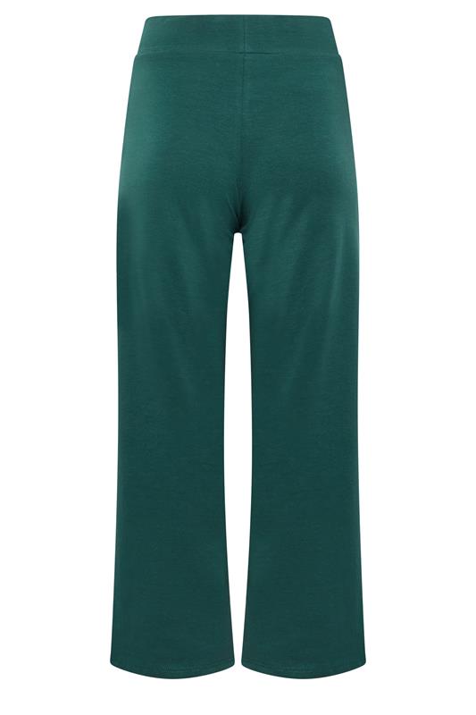 PixieGirl Petite Women's Dark Green Wide Leg Yoga Pants | Pixie Girl 2