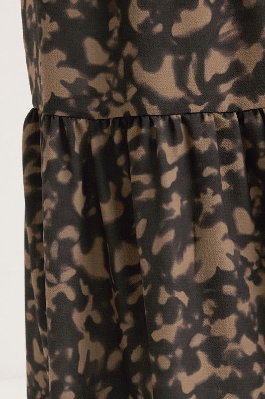 PixieGirl Petite Brown Tortoiseshell Tiered Skirt | PixieGirl 4