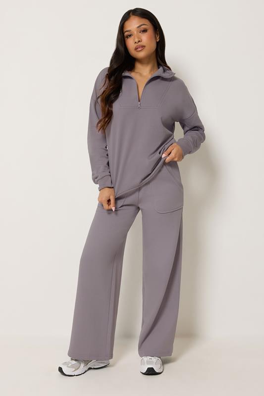  PixieGirl Petite Lilac Purple Wide Leg Joggers