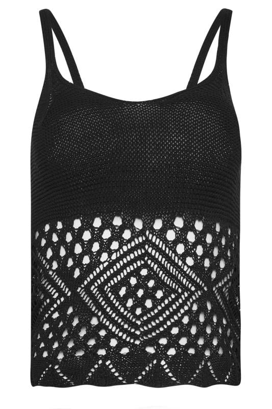 PixieGirl Black Crochet Vest Top | PixieGirl 6