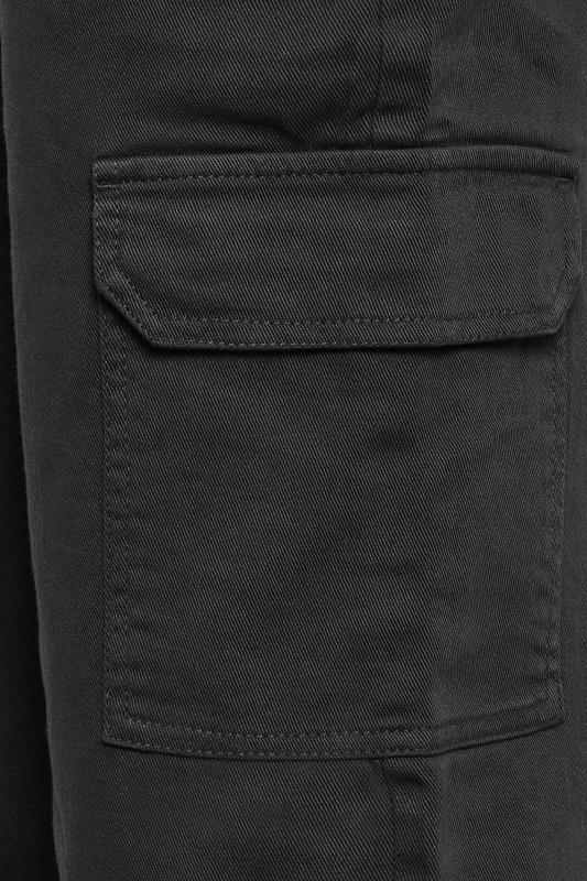 Petite Black Belted Cargo Jeans | PixieGirl  4