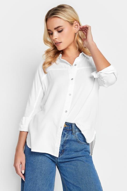 Petite  PixieGirl White Long Sleeve Shirt