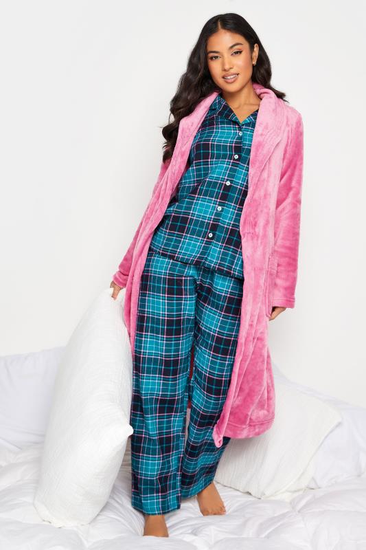PixieGirl Pink Shawl Collar Dressing Gown | PixieGirl 6