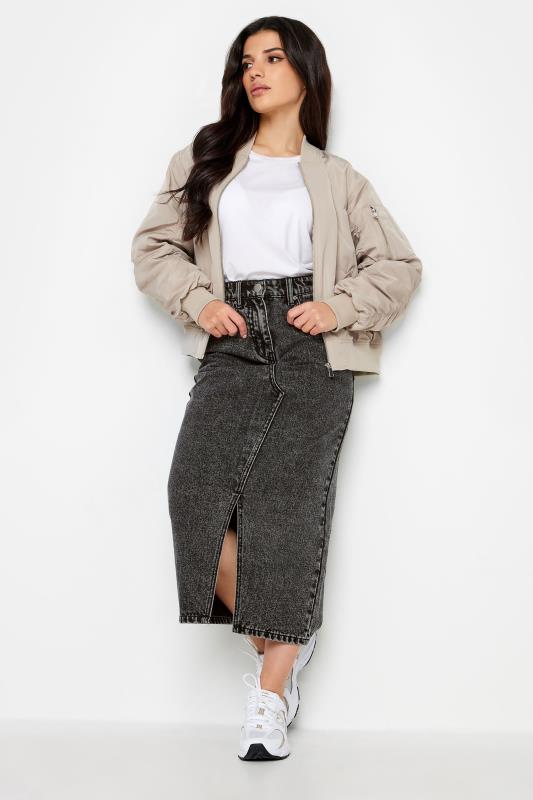 PixieGirl Black Denim Midi Skirt | PixieGirl 4
