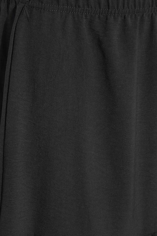 Petite Black Crepe Maxi Skirt | PixieGirl