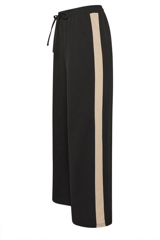 PixieGirl Petite Womens Black Side Stripe Trousers | PixieGirl 6