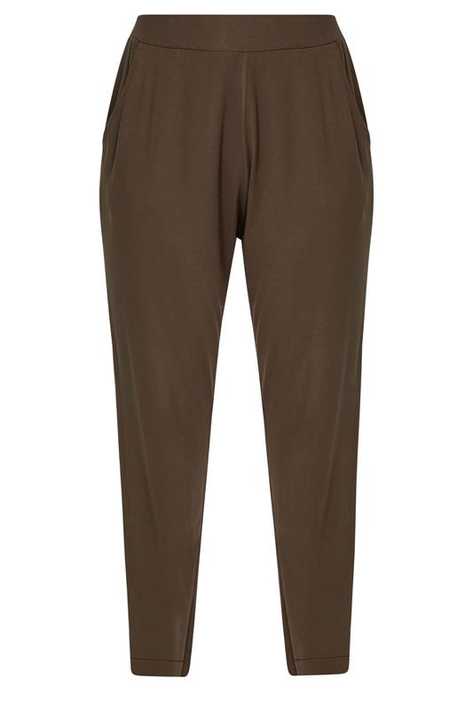PixieGirl Petite Women's Chocolate Brown Harem Trousers | PixieGirl 6