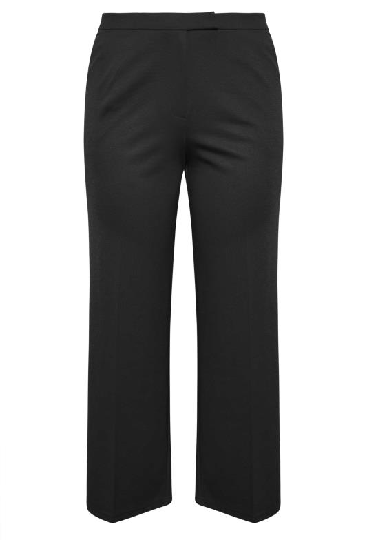 M&Co Black Ponte Wide Leg Trousers | M&Co 7