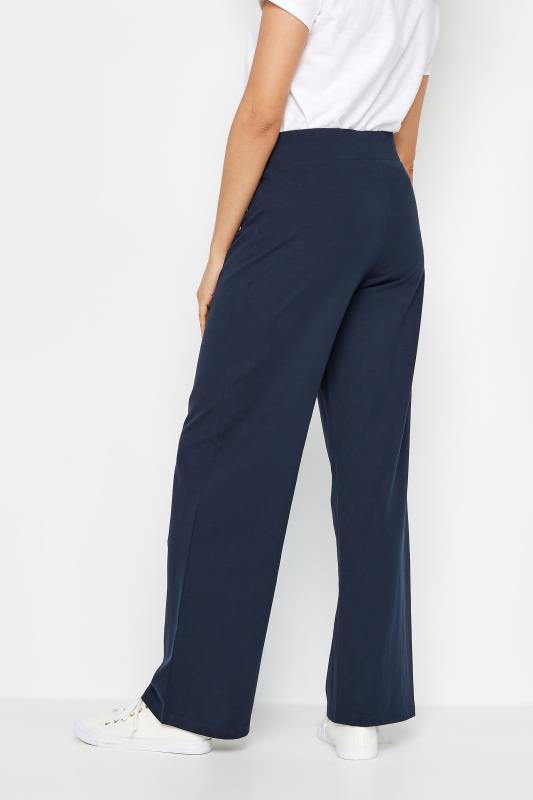 M&Co Navy Blue Wide Leg Yoga Pants | M&Co 2