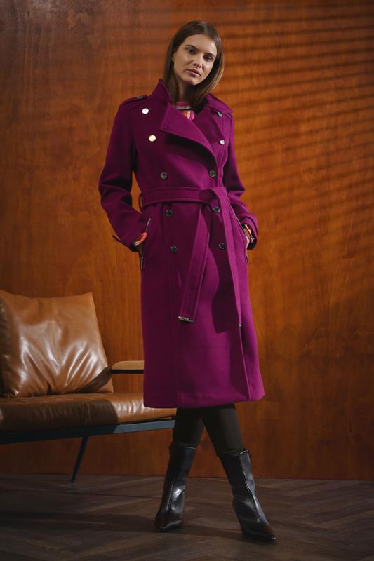 STAR Purple Military Maxi Coat | StarByJM 8