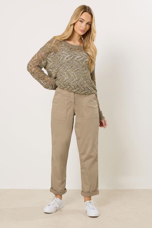 M&Co Natural Brown Carpenter Trousers | M&Co 1