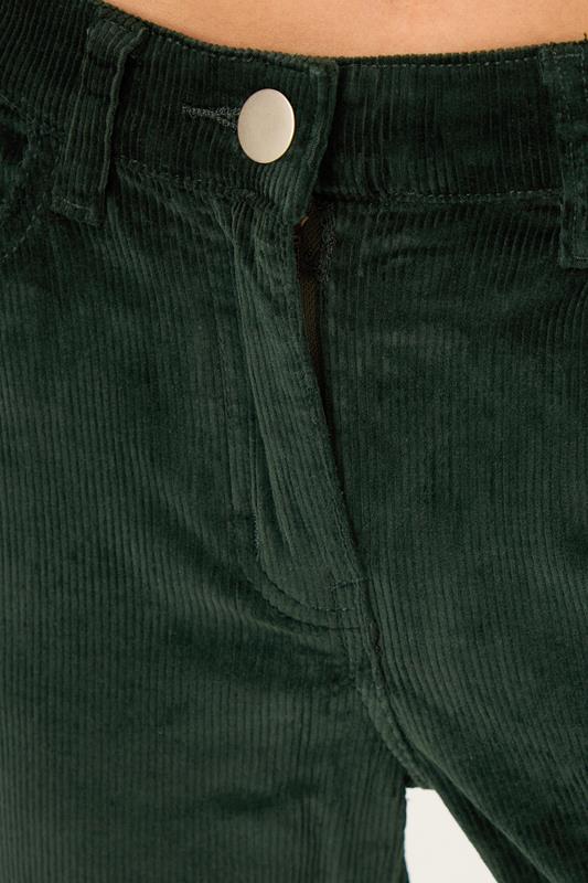 PixieGirl Petite Women's Khaki Green Cord Skinny Jeans | PixieGirl 4