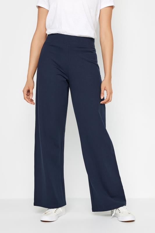  M&Co Navy Blue Wide Leg Yoga Pants