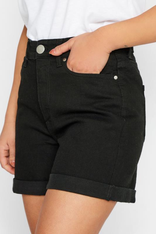 PixieGirl Black Mom Denim Shorts | PixieGirl 4