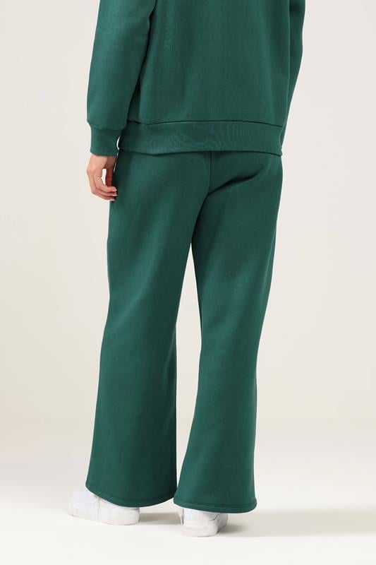 M&Co Petite Teal Blue Wide Leg Joggers | M&Co 2