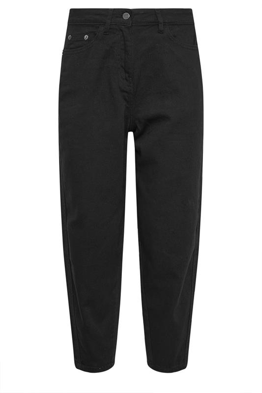 PixieGirl Petite Women's Black Non-Stretch Barrel Jeans | PixieGirl 5