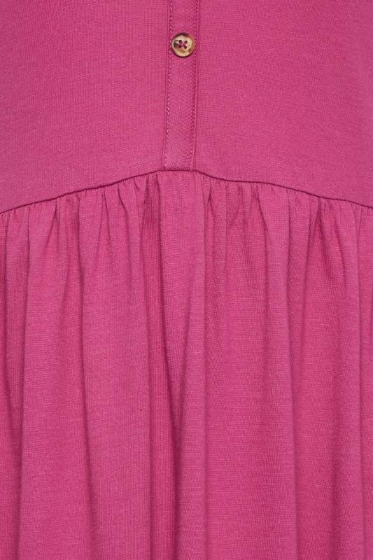 PixieGirl Pink Button Through Midi Dress | PixieGirl 5