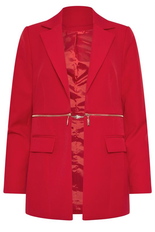 STAR Red Zip Waist 2-In-1 Blazer | StarByJM 6