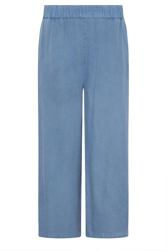 M&Co Blue Wide Leg Culottes | M&Co  6
