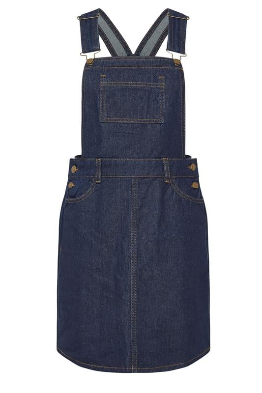 PixieGirl Petite Indigo Blue Denim Pinafore Dress