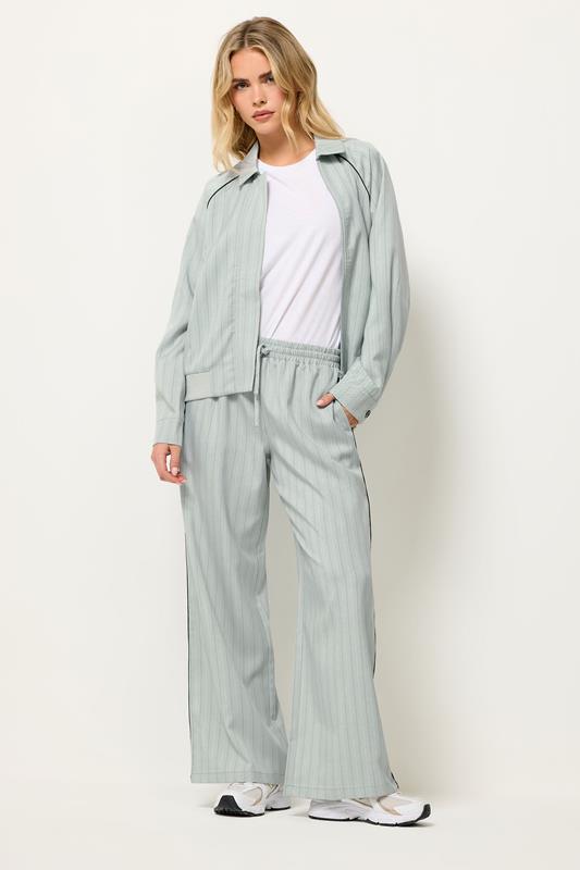 PixieGirl Petite Women's Blue Stripe Tailored Jacket | PixieGirl  2