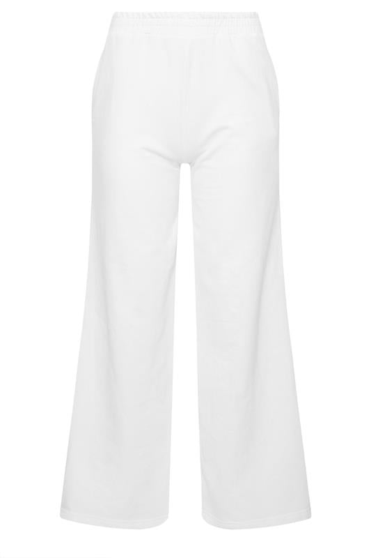PixieGirl Petite Women's White 'California' Slogan Wide Leg Joggers | PixieGirl 6