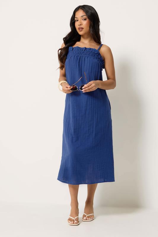 blue cheesecloth dress Buy Live Unlimited Blue Cheesecloth Broderie Maxi Dress from Next USA