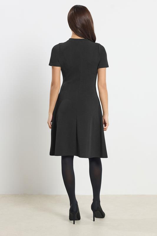 PixieGirl Petite Women's Black Textured Mini Dress | PixieGirl 3