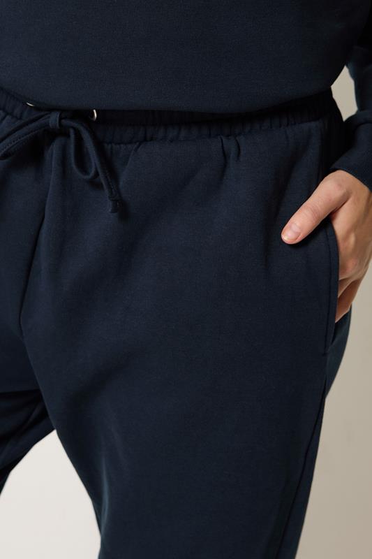 M&Co Navy Blue Straight Leg Joggers | M&Co 5