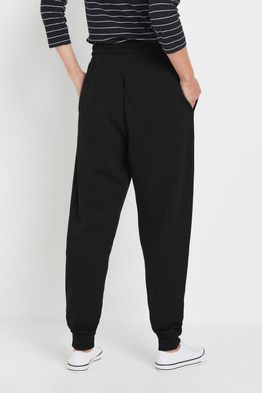 M&Co Black Cuffed Drawstring Joggers | M&Co 4