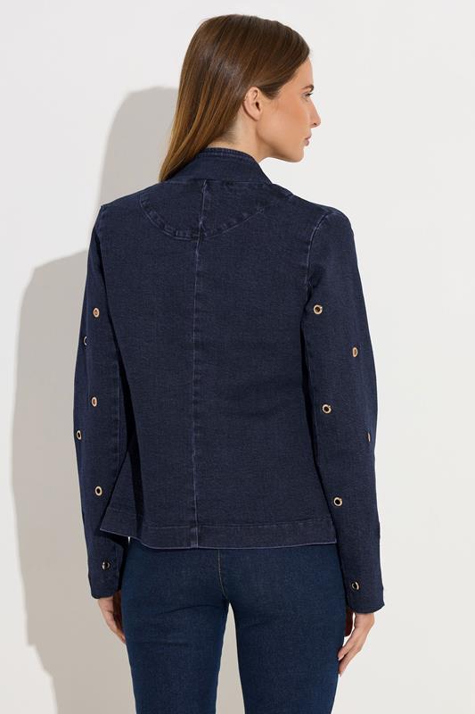 STAR Blue Denim Eyelet Detail Jacket | StarByJM 4