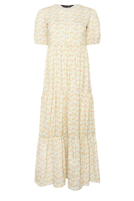open lace back dress Burnt Orange Floral Sawyer Mini Dress main image 1