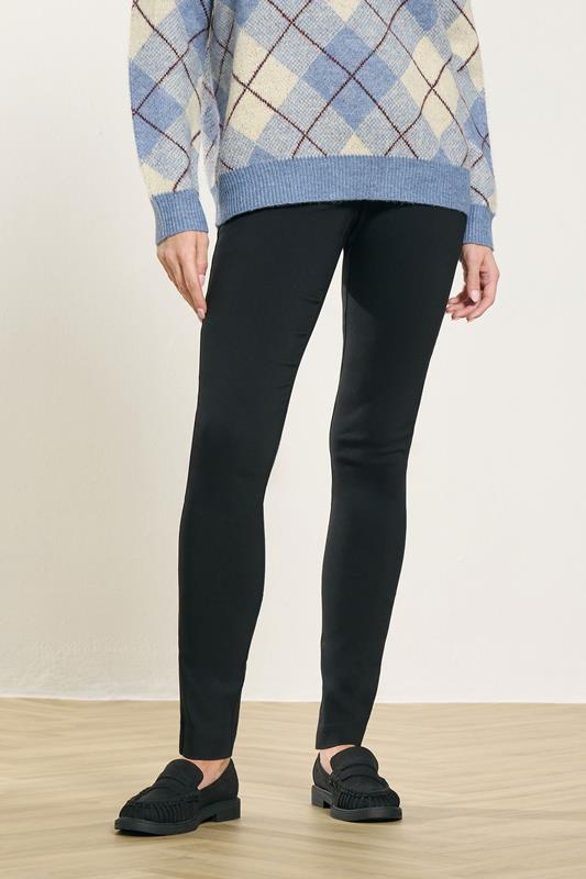  M&Co Black Skinny Bengaline Formal Trousers
