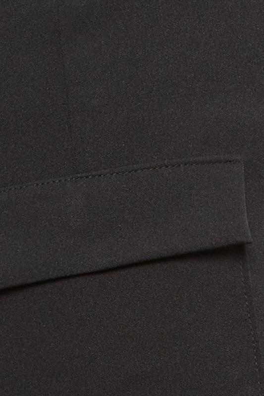  Petite Black Cargo Split Hem Maxi Skirt | PixieGirl 3