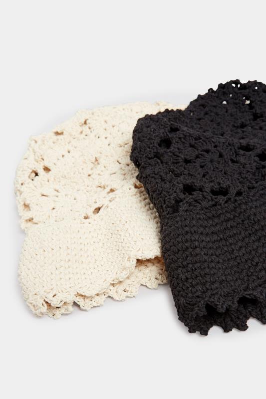 Beige Brown Crochet Bucket Hat | Yours Clothing  4